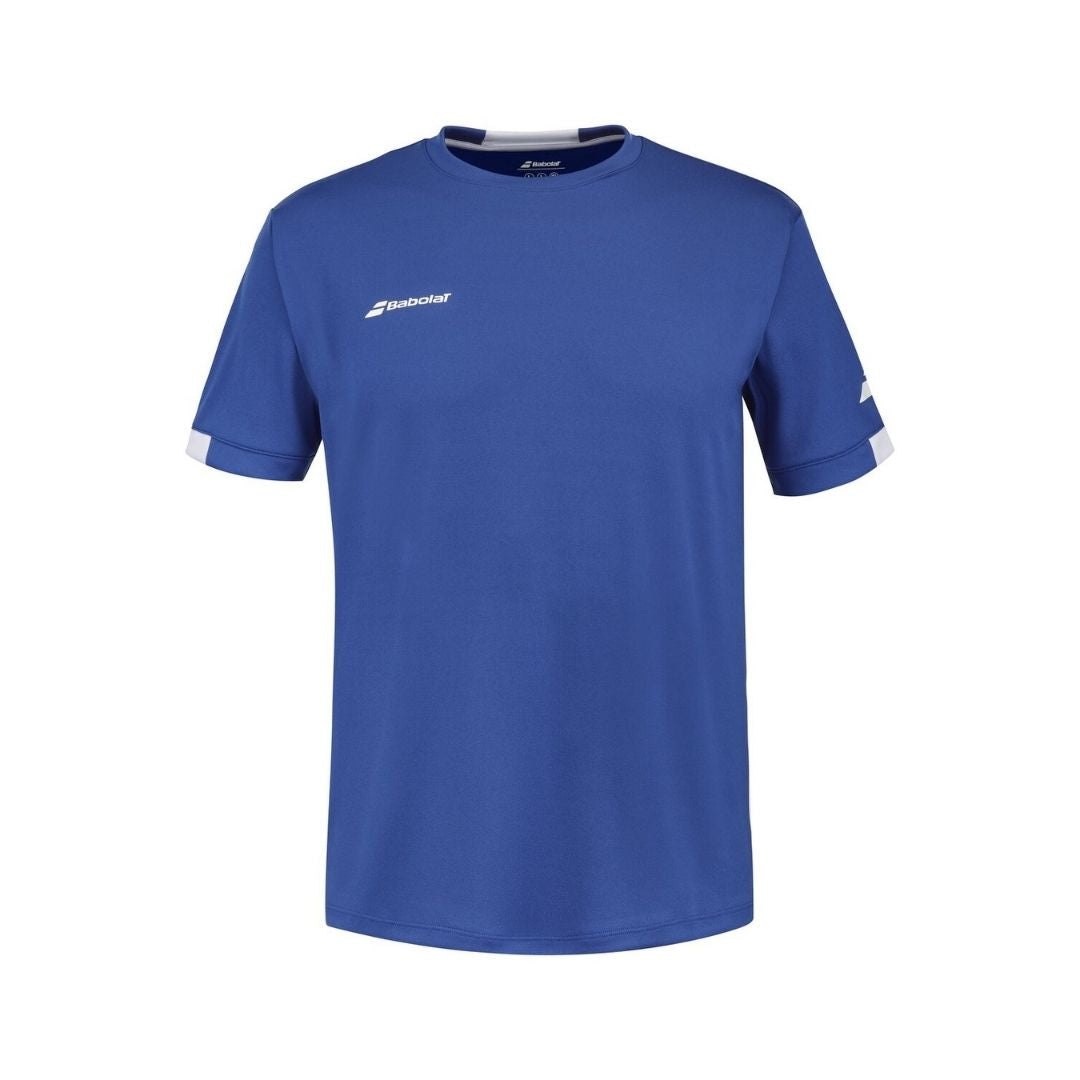 T-shirt Babolat Play Crew Neck Tee Garçons Bleu Sodalite