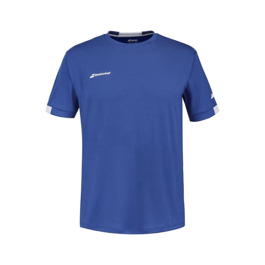T-shirt Babolat Play Crew Neck Tee Garçons Bleu Sodalite