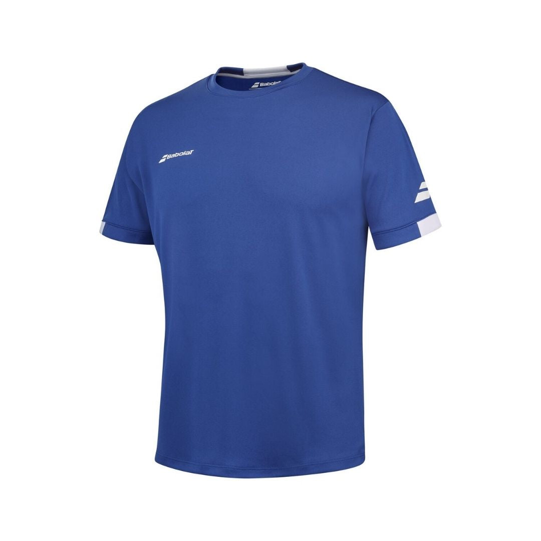 T-shirt Babolat Play Crew Neck Tee Garçons Bleu Sodalite