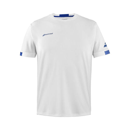 T-shirt Babolat Play Crew Neck Tee Garçons Blanc Blanc