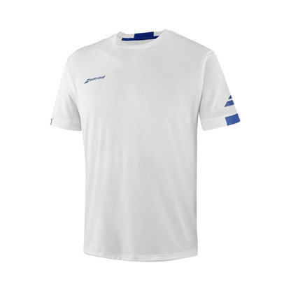 T-shirt Babolat Play Crew Neck Tee Garçons Blanc Blanc