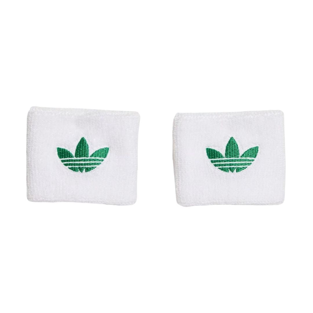 Poignets Adidas Originals Small lot de 2 Blanc Vert