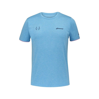 T-shirt Babolat Crew Neck Tee Juan Lebron (cyan blue heather)