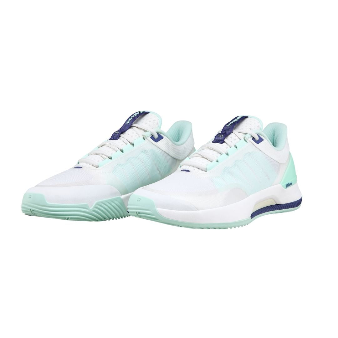 Chaussures de padel Wilson Intrigue Tour Women (White/Bay/Skipper Blue)