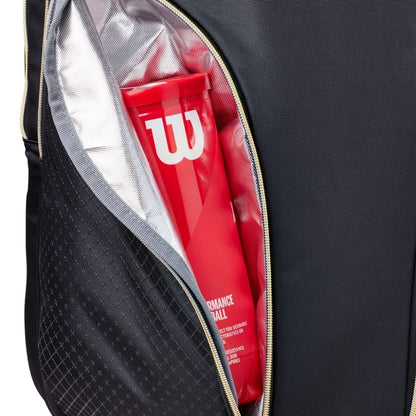 Sac à dos de padel Wilson Defy V1 Black/Gold