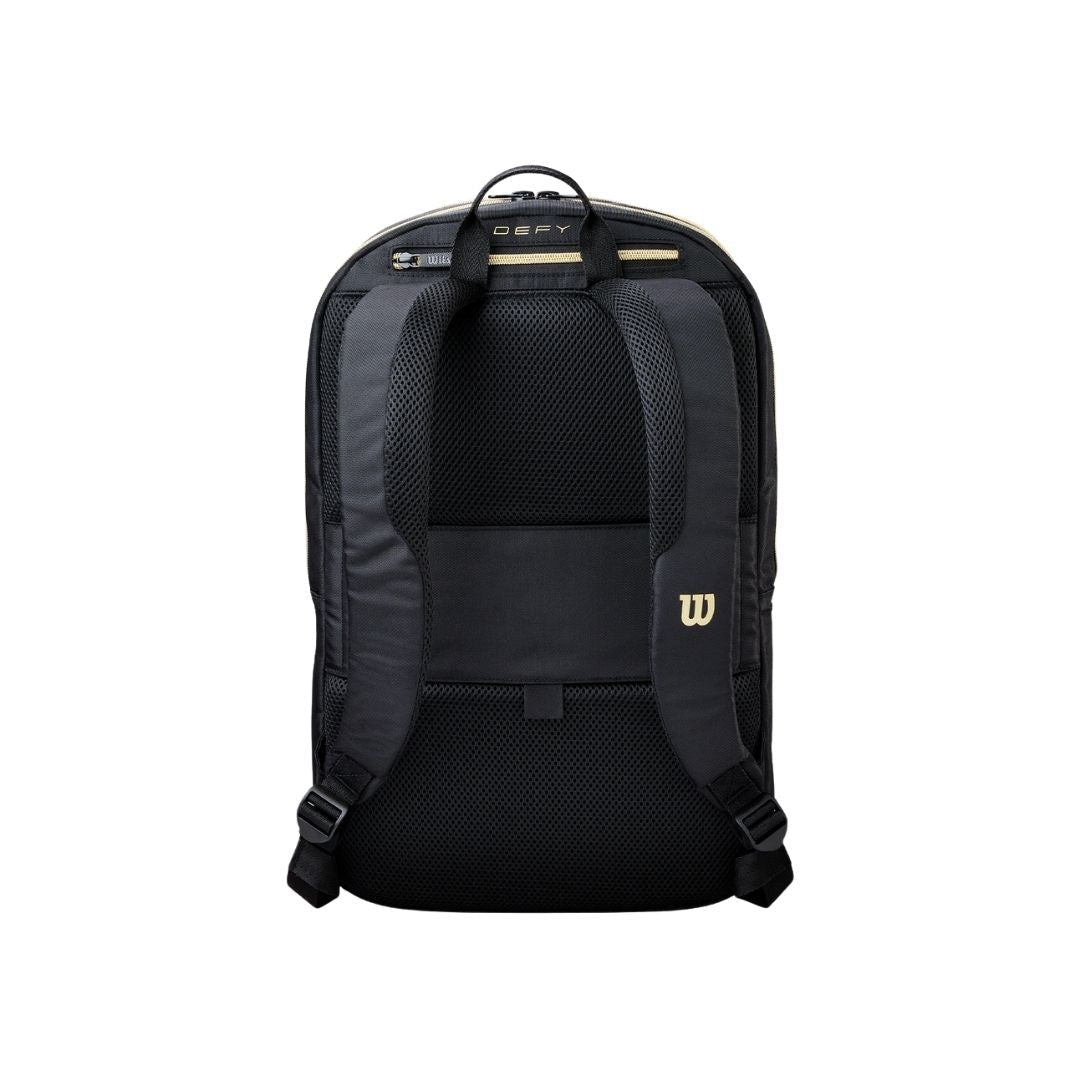 Sac à dos de padel Wilson Defy V1 Black/Gold