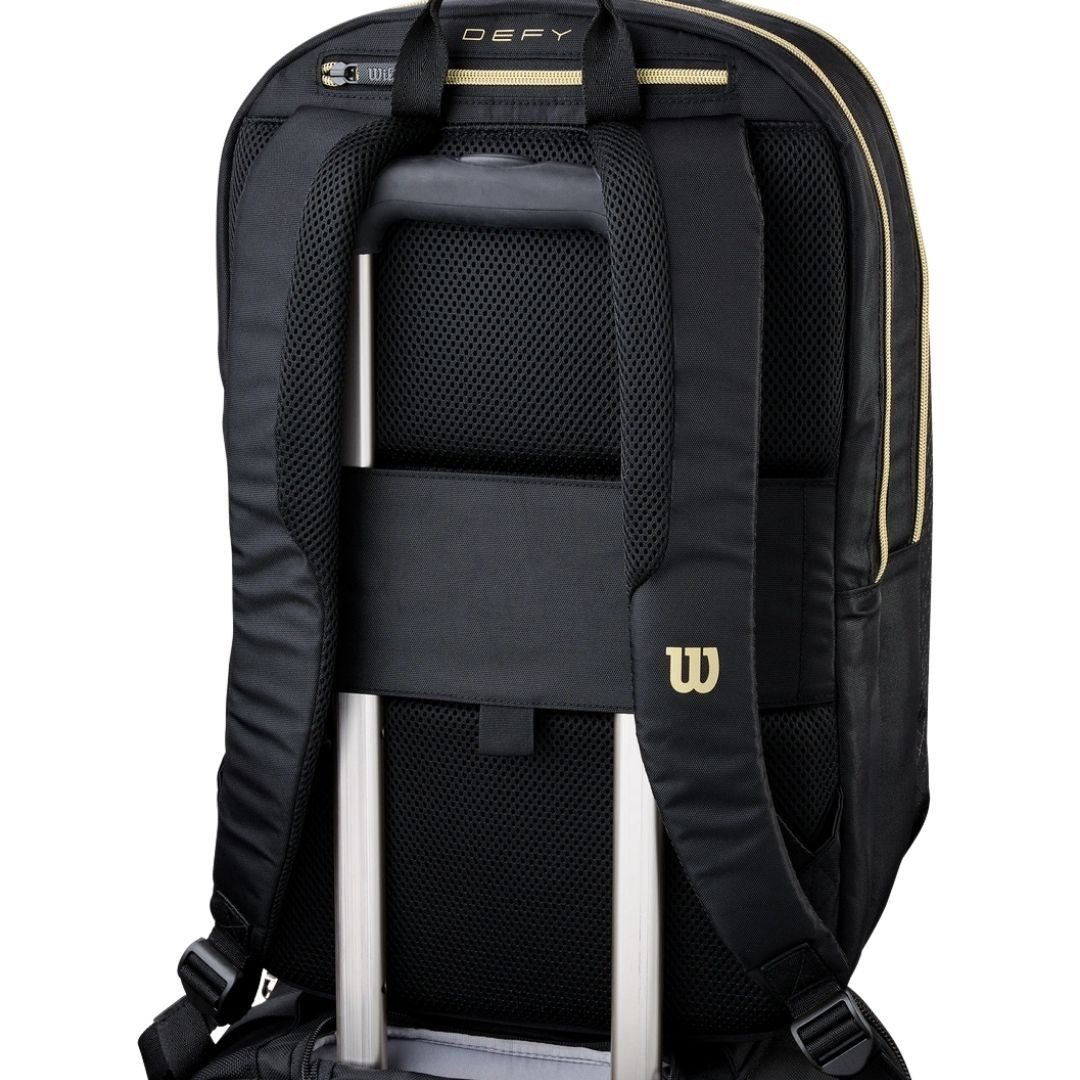 Sac à dos de padel Wilson Defy V1 Black/Gold