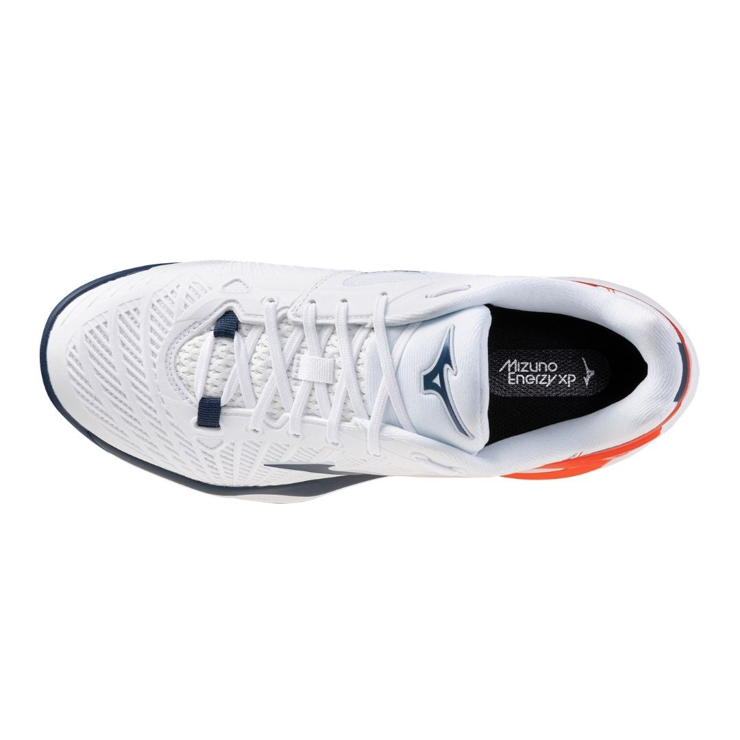 Chaussures Mizuno Neo Ace CC (U) (White/Insignia Blue/Orange)