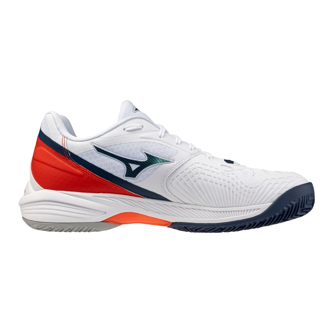Chaussures Mizuno Neo Ace CC (U) (White/Insignia Blue/Orange)