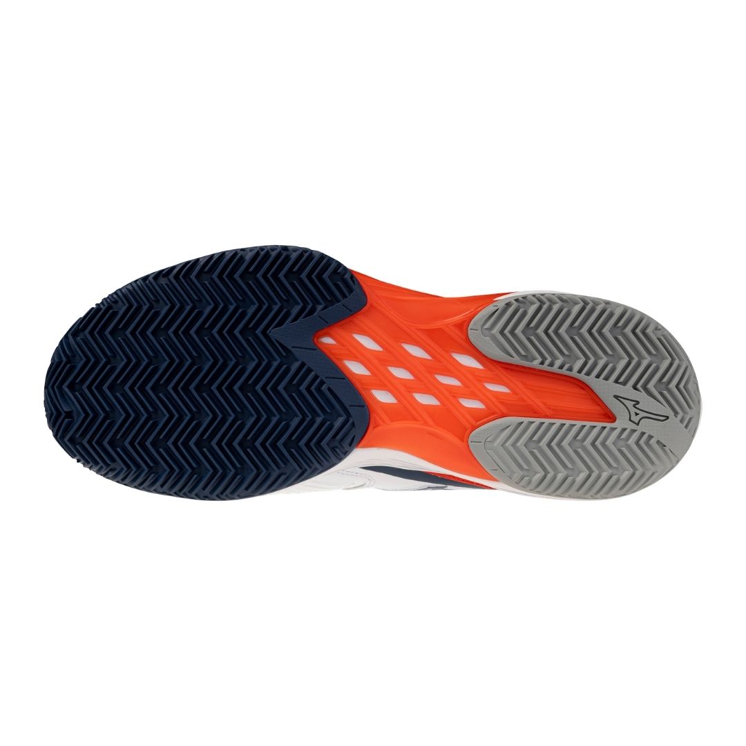 Chaussures Mizuno Neo Ace CC (U) (White/Insignia Blue/Orange)