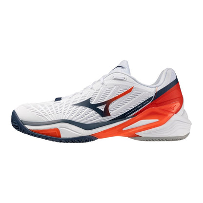 Chaussures Mizuno Neo Ace CC (U) (White/Insignia Blue/Orange)