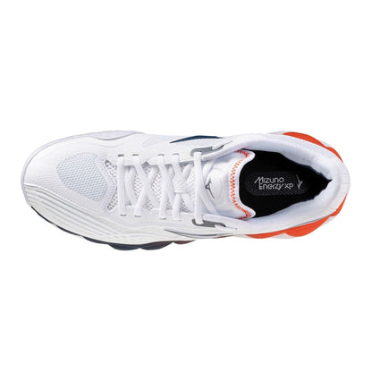 Chaussures Mizuno Wave Enforce Tour 2 CC (U) (White/Insignia Blue/Orange)