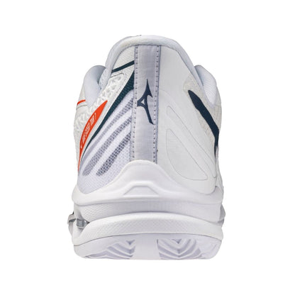 Chaussures Mizuno Wave Exceed Tour 7 CC (U) (White/Insignia Blue/Orange)