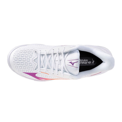 Chaussures Mizuno Wave Exceed Tour 7 CC (W) (White/Dahlia/Lava Orange)