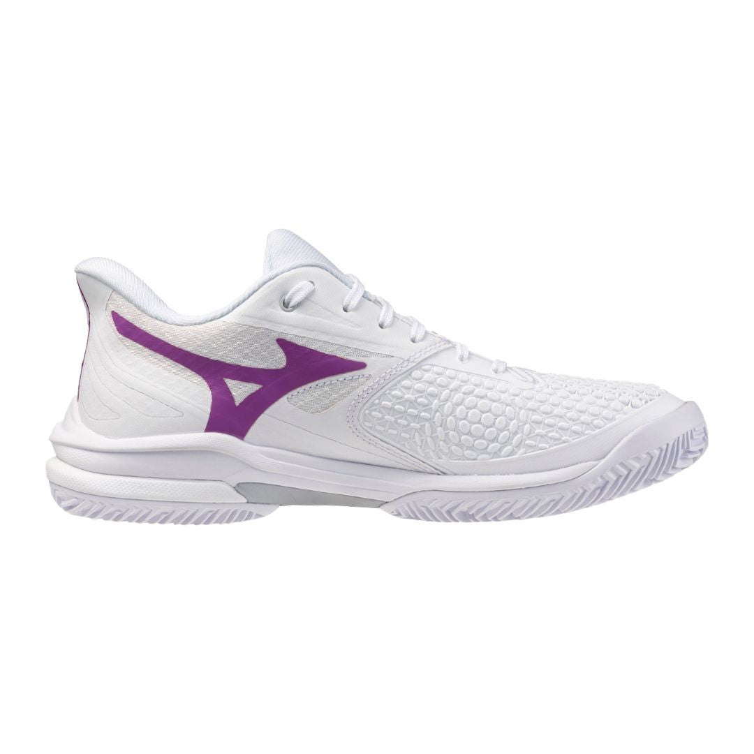 Chaussures Mizuno Wave Exceed Tour 7 CC (W) (White/Dahlia/Lava Orange)