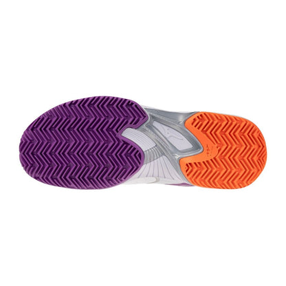 Chaussures Mizuno Wave Exceed Court CC (W) (White/Dahlia/Lava Orange)