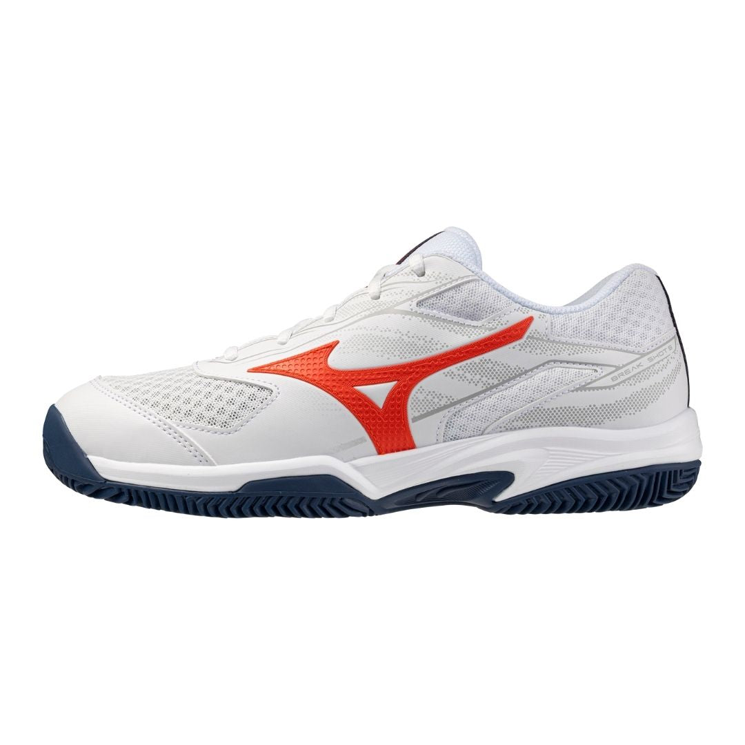Chaussures Mizuno Break Shot 5 CC (U) (White/Orange/Insignia Blue)