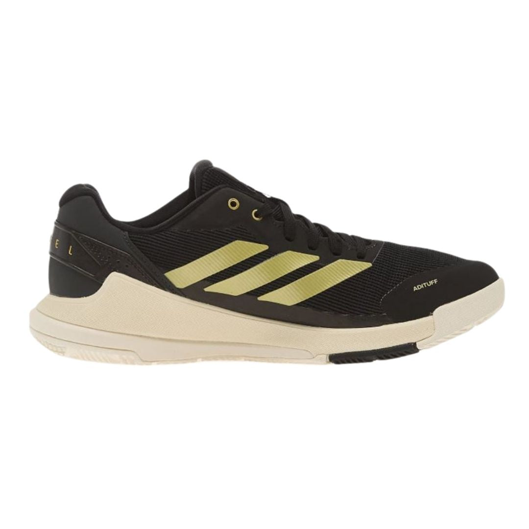 Chaussures de padel Adidas Crazyquick LS Men Off White/Core Black/Gold Metallic