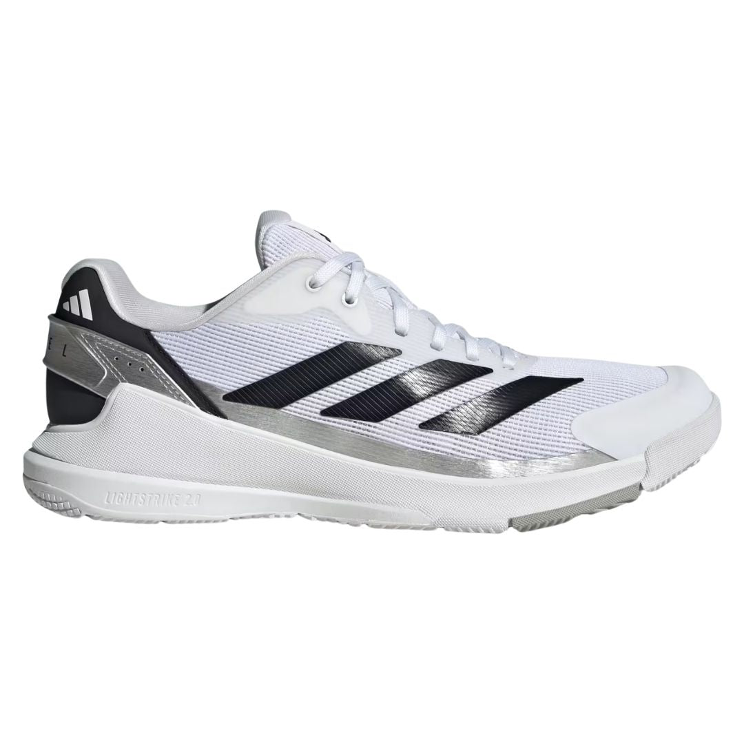 Chaussures de padel Adidas Crazyquick LS Men Cloud White/Core Black/Silver Metallic