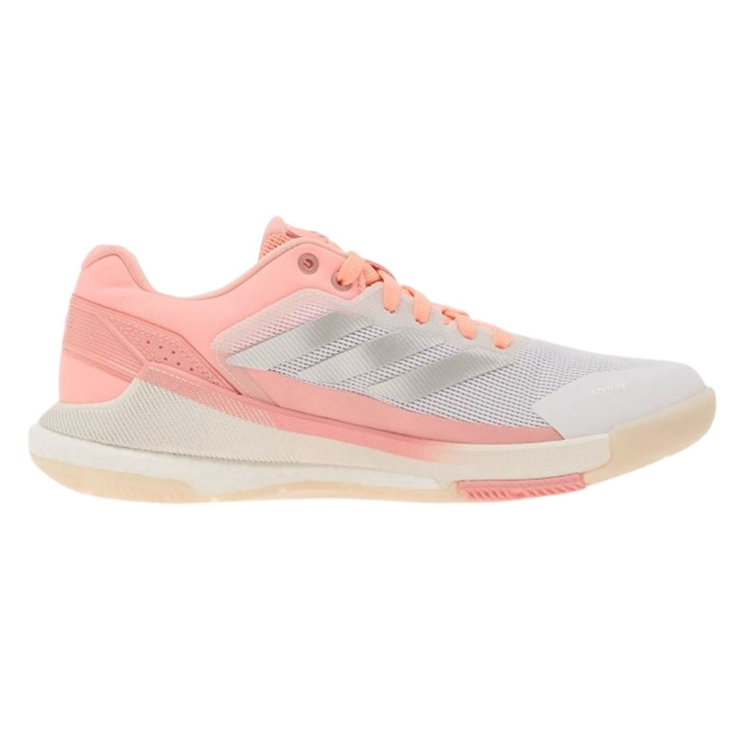 Chaussures de padel Adidas Crazyquick Boost Women White/Silver Metallic/Frozen Turbo