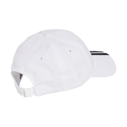 Adidas 3-Stripes Baseball Cap (White)