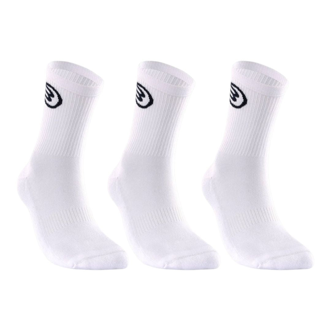 Chaussettes de padel Bullpadel BP262 (lot de 3, White)