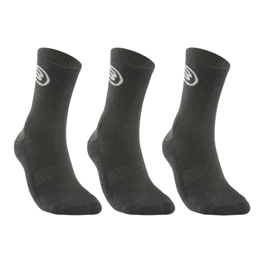 Chaussettes de padel Bullpadel BP262 (lot de 3, Black)