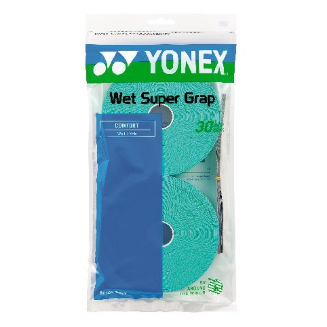 Surgrips Yonex Wet Super Grap (lot de 30, vert)