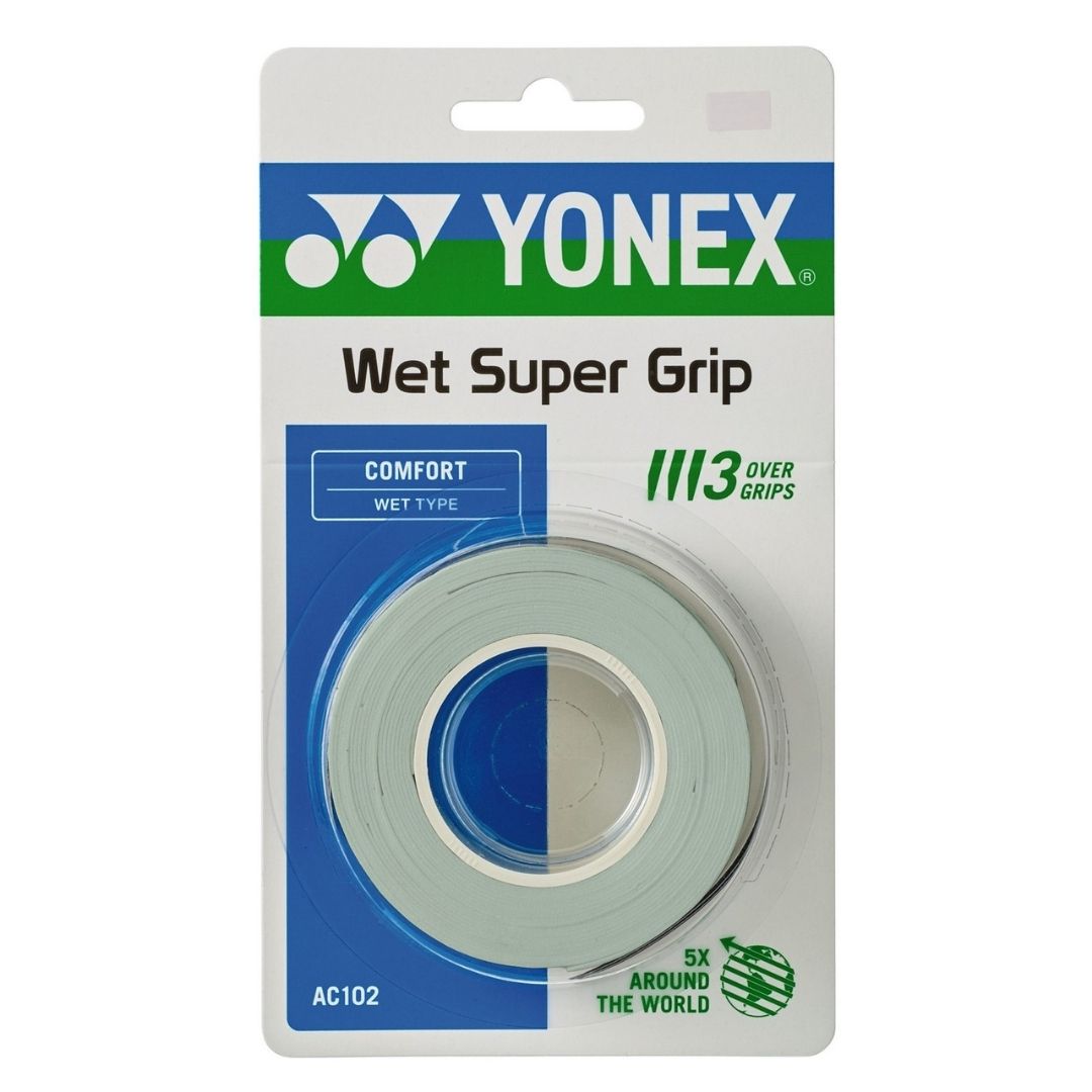 Surgrips Yonex Wet Super Grap (lot de 3, vert poudré)
