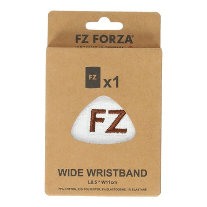 Poignet éponge FZ Forza Wide (blanc)
