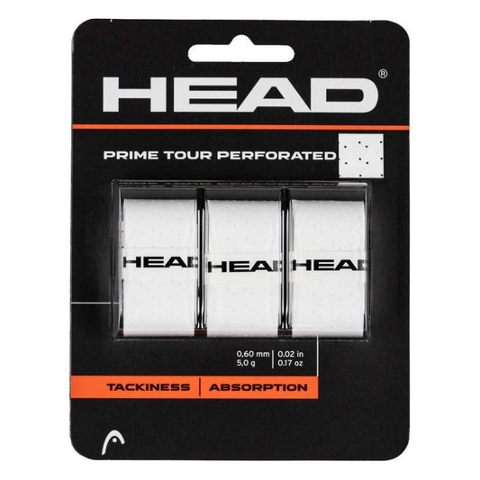Surgrips Head Prime Tour Perforated (lot de 3, blancs)