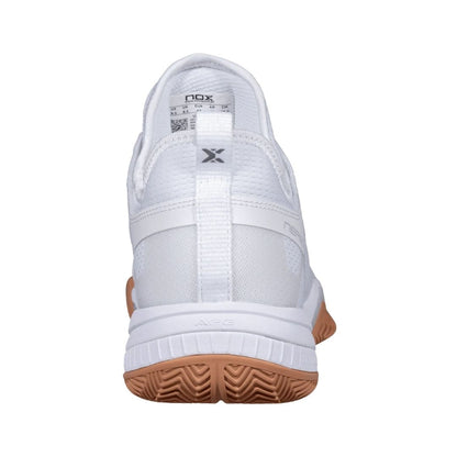 Chaussures de padel Nox Nerbo (blanc/semelle gomme)