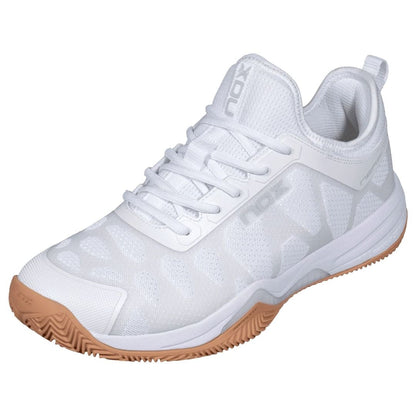 Chaussures de padel Nox Nerbo (blanc/semelle gomme)