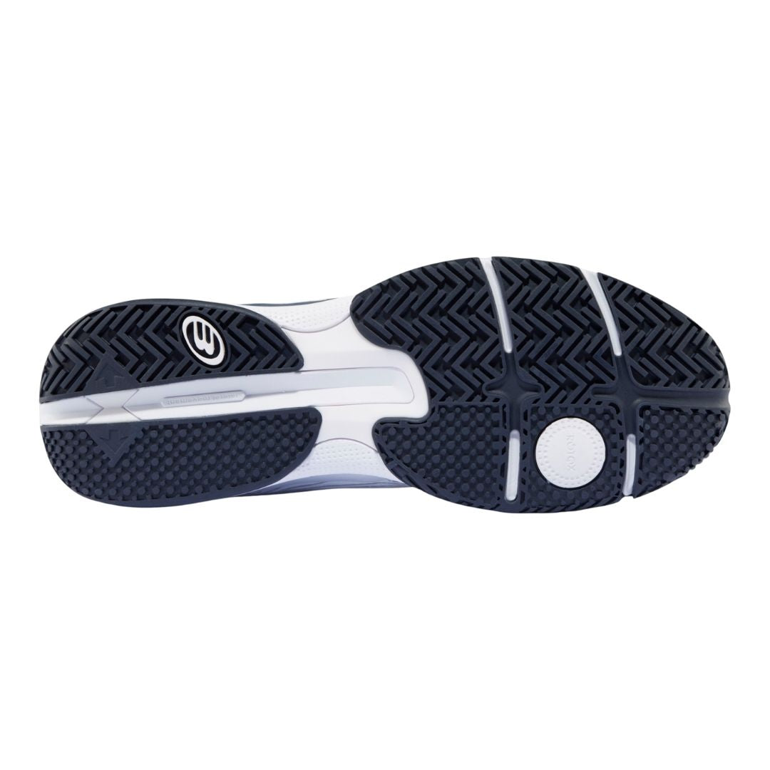 Chaussures de padel Bullpadel Hybrid Fly 26I (White/Navy)