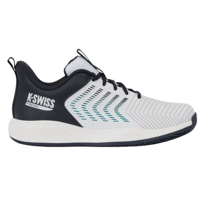 Chaussures de padel K-Swiss Ultrashot Light (White/Carbon/Baltic)