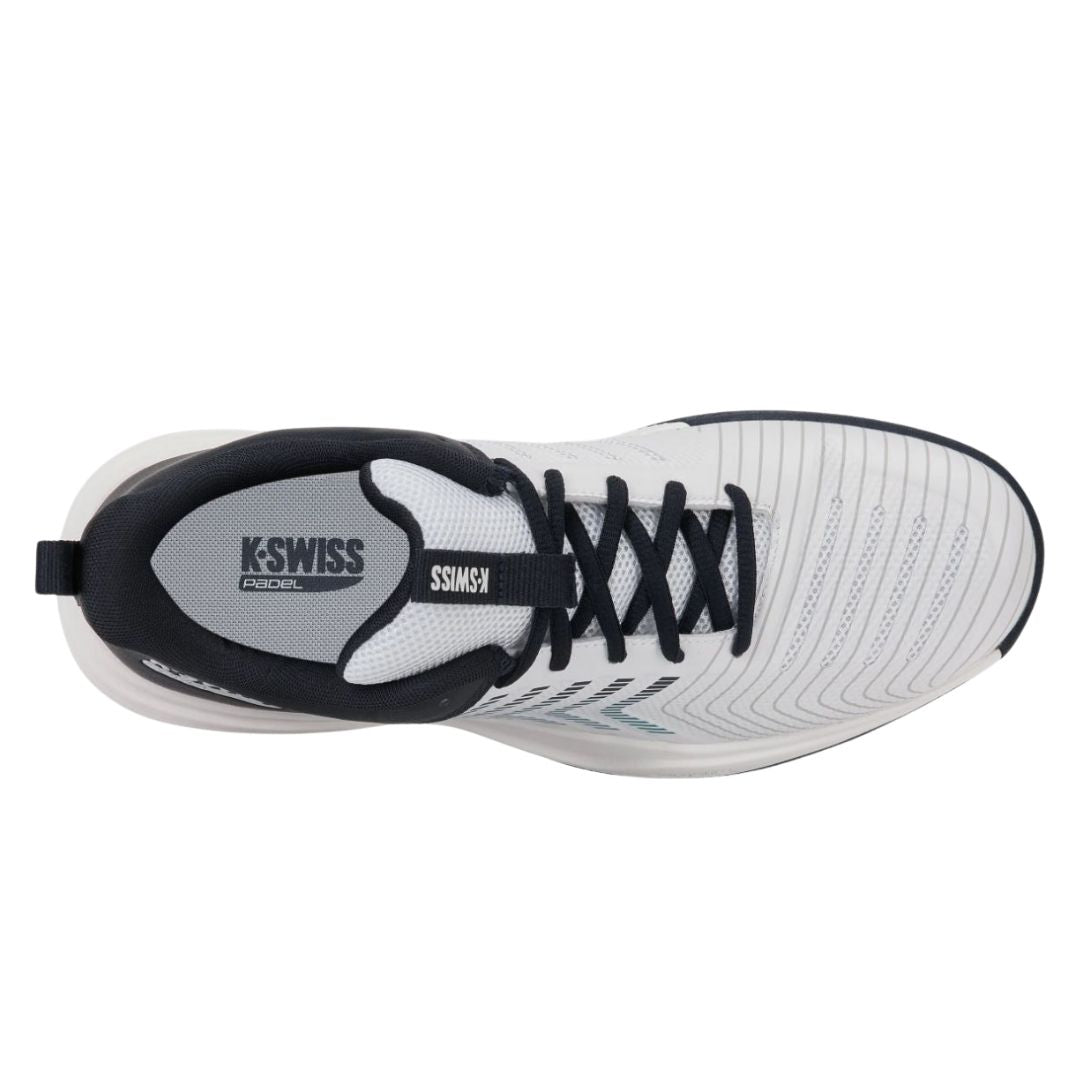 Chaussures de padel K-Swiss Ultrashot Light (White/Carbon/Baltic)