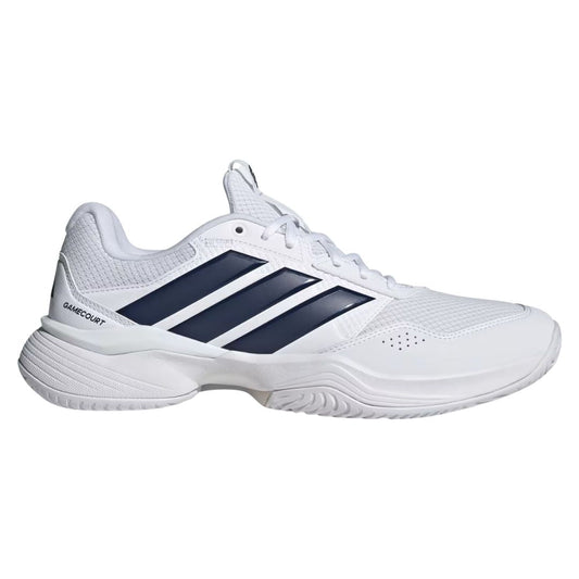 Chaussures Adidas Gamecourt 3 Men (blanc/bleu foncé/noir)