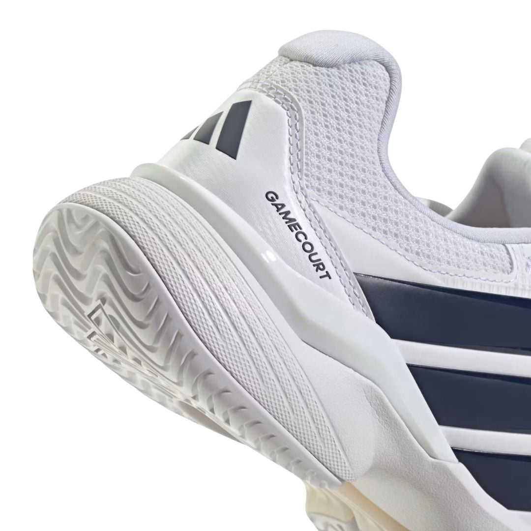 Chaussures Adidas Gamecourt 3 Men (blanc/bleu foncé/noir)