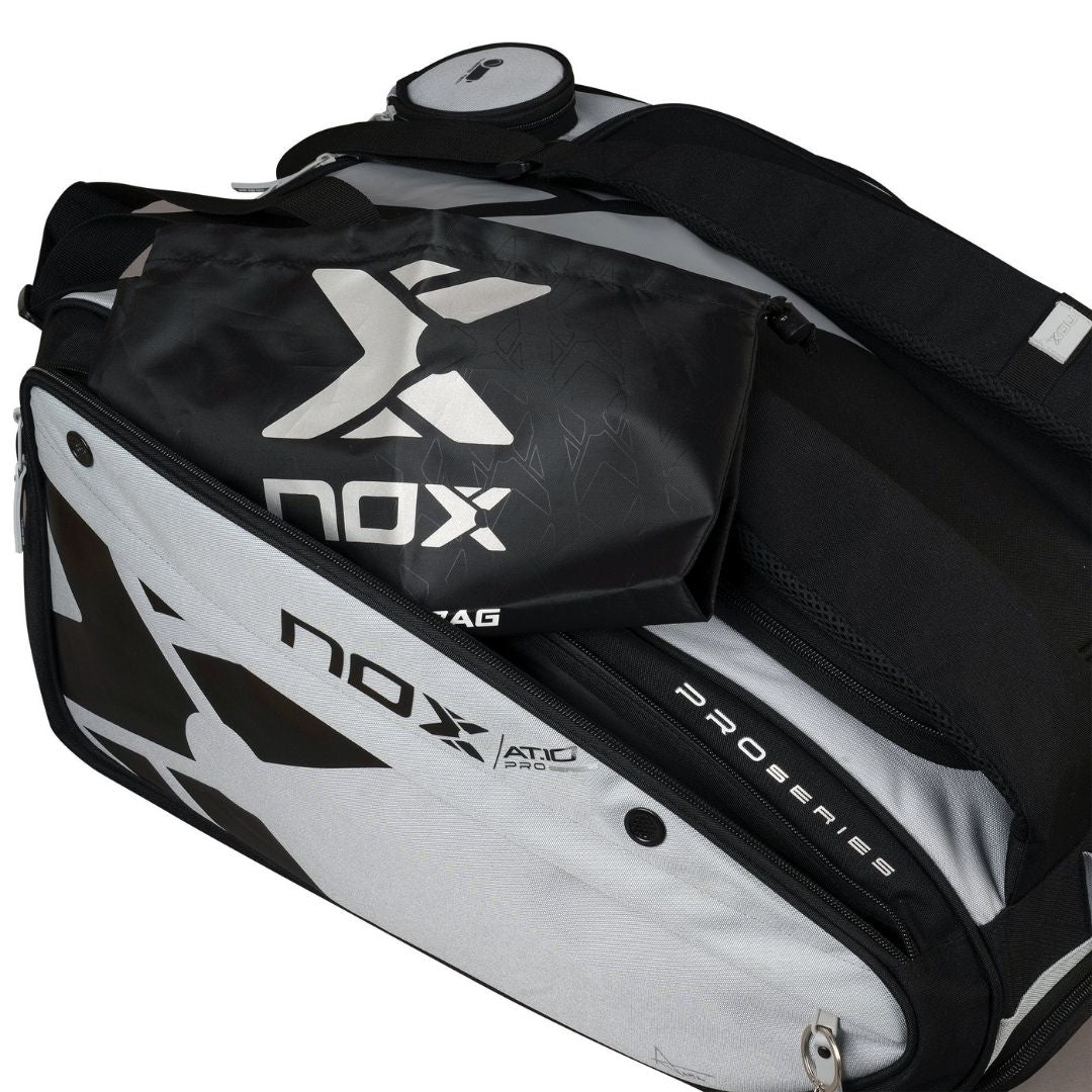 Sac de padel Nox AT10 Competition XL Compact (gris/noir)