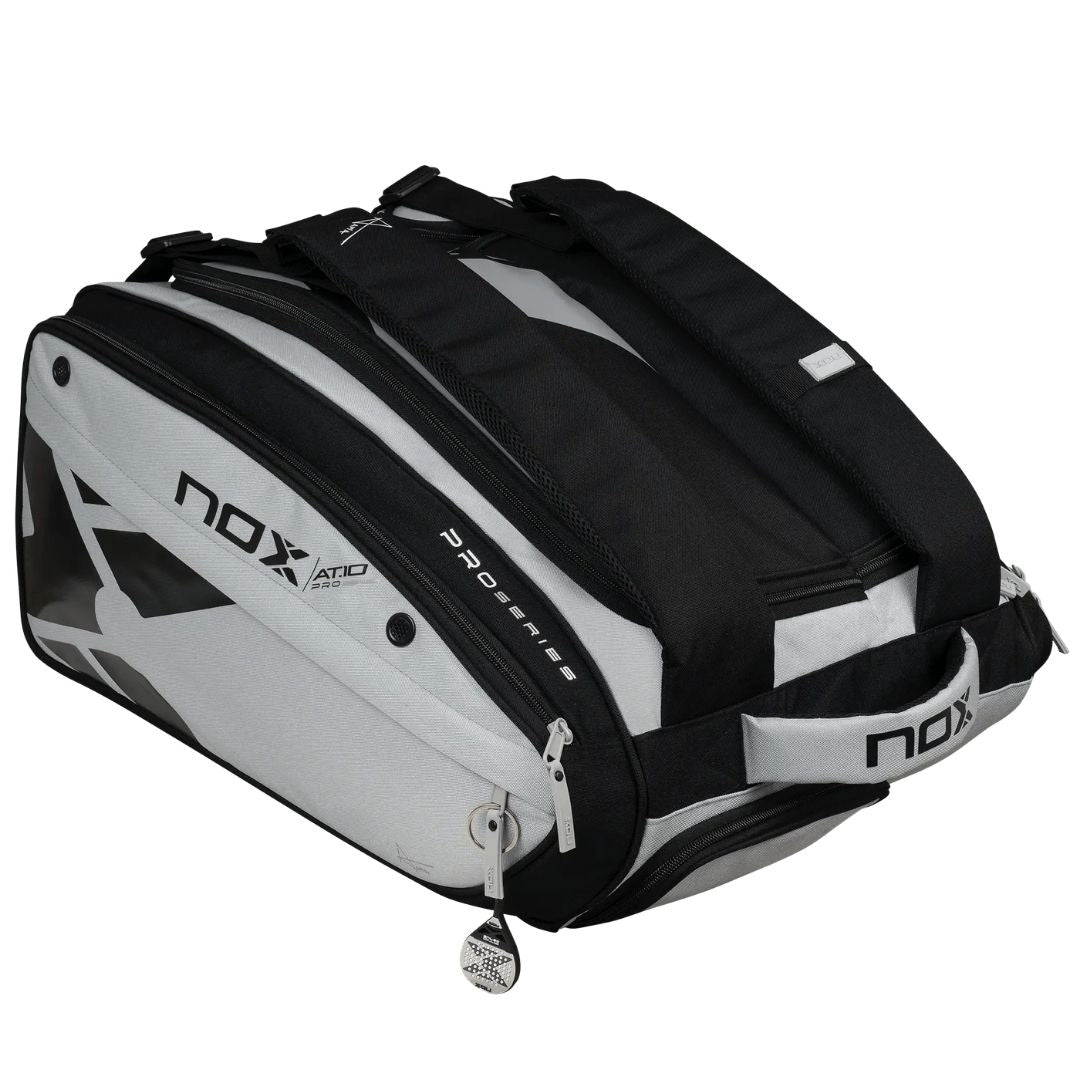 Sac de padel Nox AT10 Competition XL Compact (gris/noir)