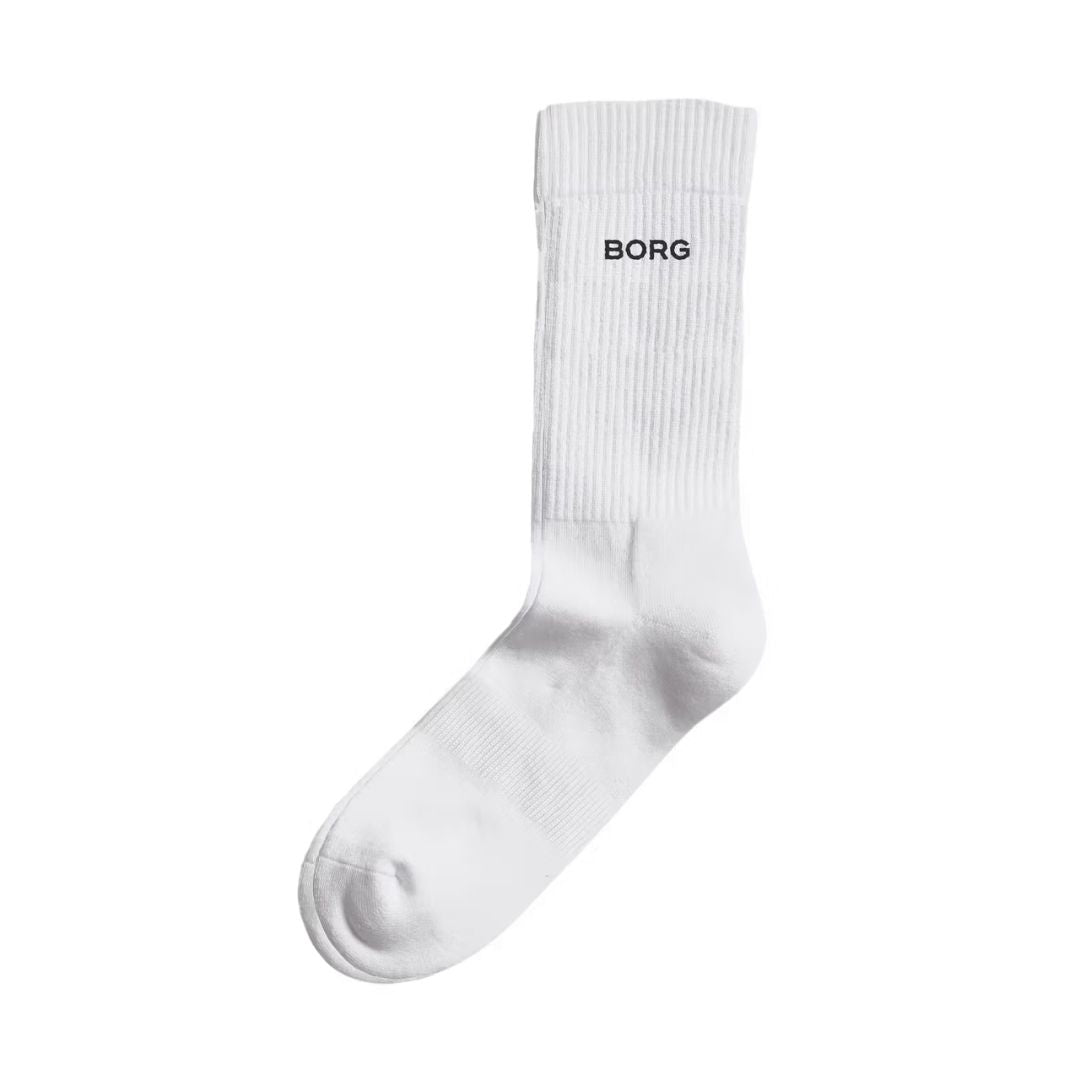 Chaussettes Björn Borg Essential Crew (lot de 3, blanc)