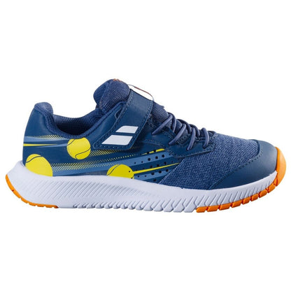 Chaussures de padel Babolat Pulsion Kid All Court Boy (Blue/Yellow)