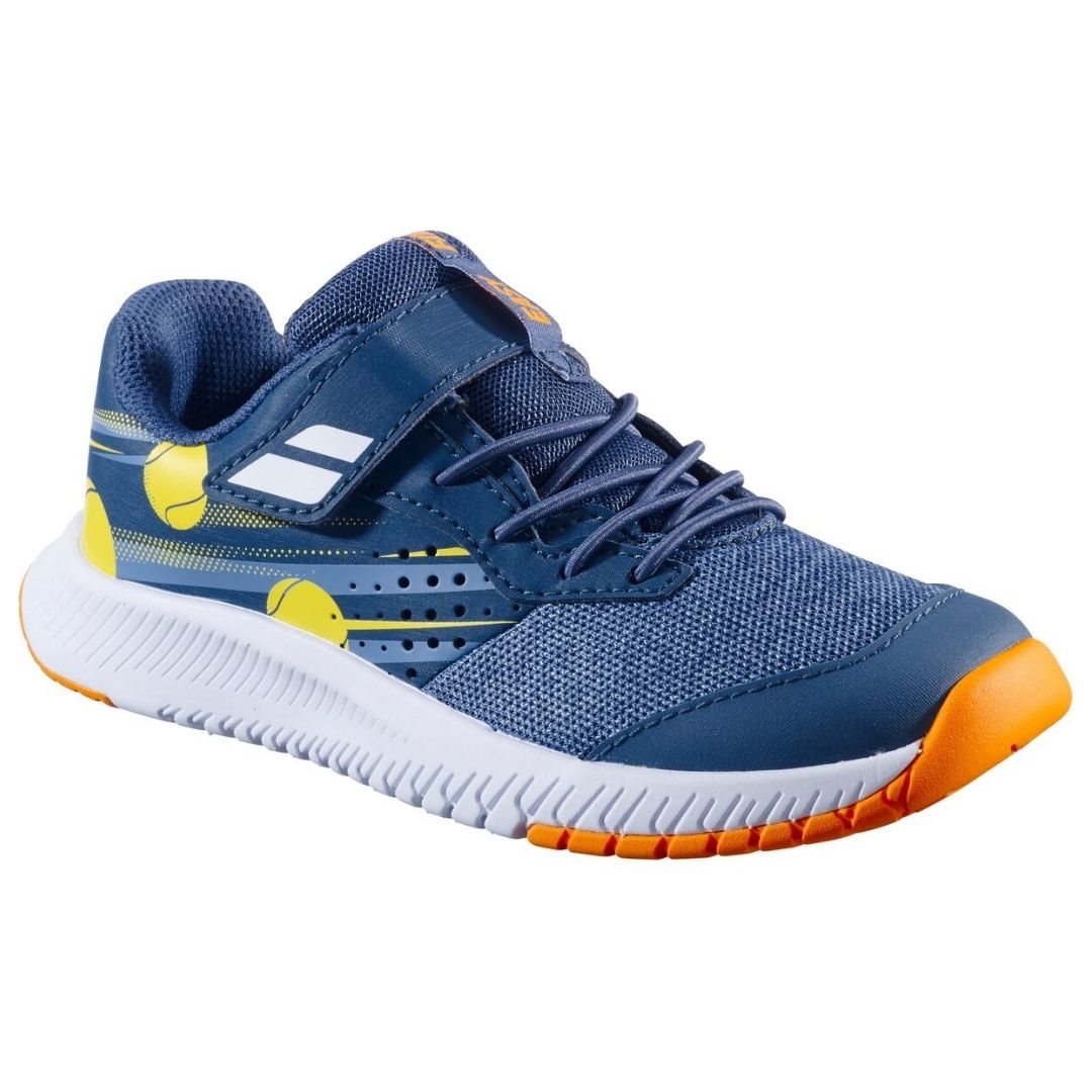 Chaussures de padel Babolat Pulsion Kid All Court Boy (Blue/Yellow)