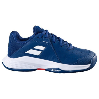 Chaussures de padel Babolat Propulse Junior 3 All Court Boy BA3K2S25A478 (Estate Blue/White)