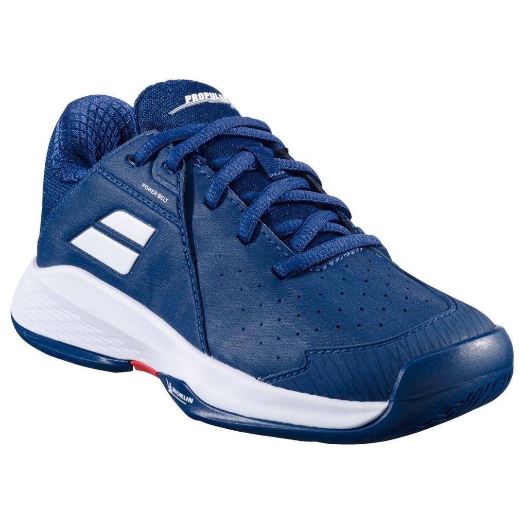 Chaussures de padel Babolat Propulse Junior 3 All Court Boy BA3K2S25A478 (Estate Blue/White)