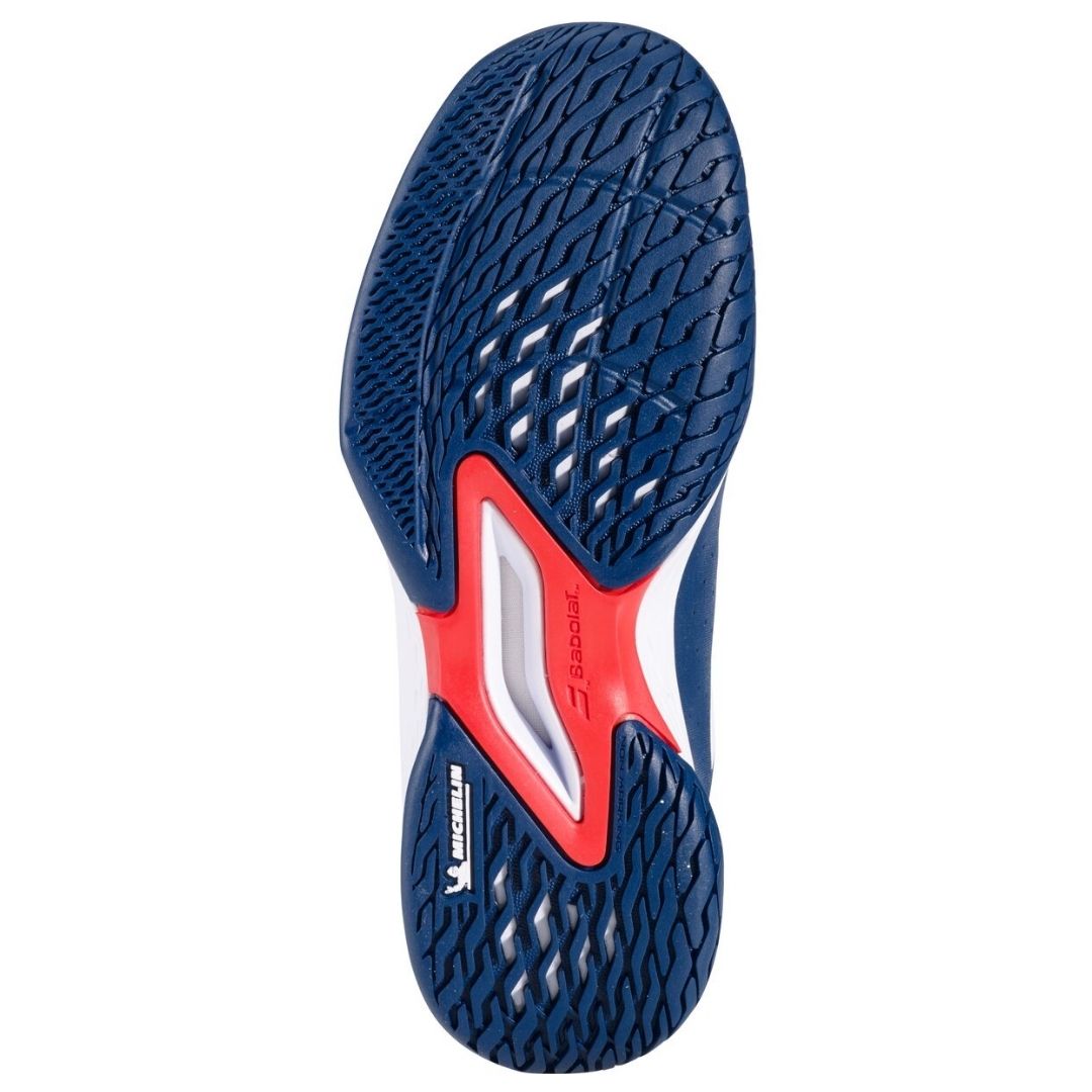Chaussures de padel Babolat Propulse Junior 3 All Court Boy BA3K2S25A478 (Estate Blue/White)