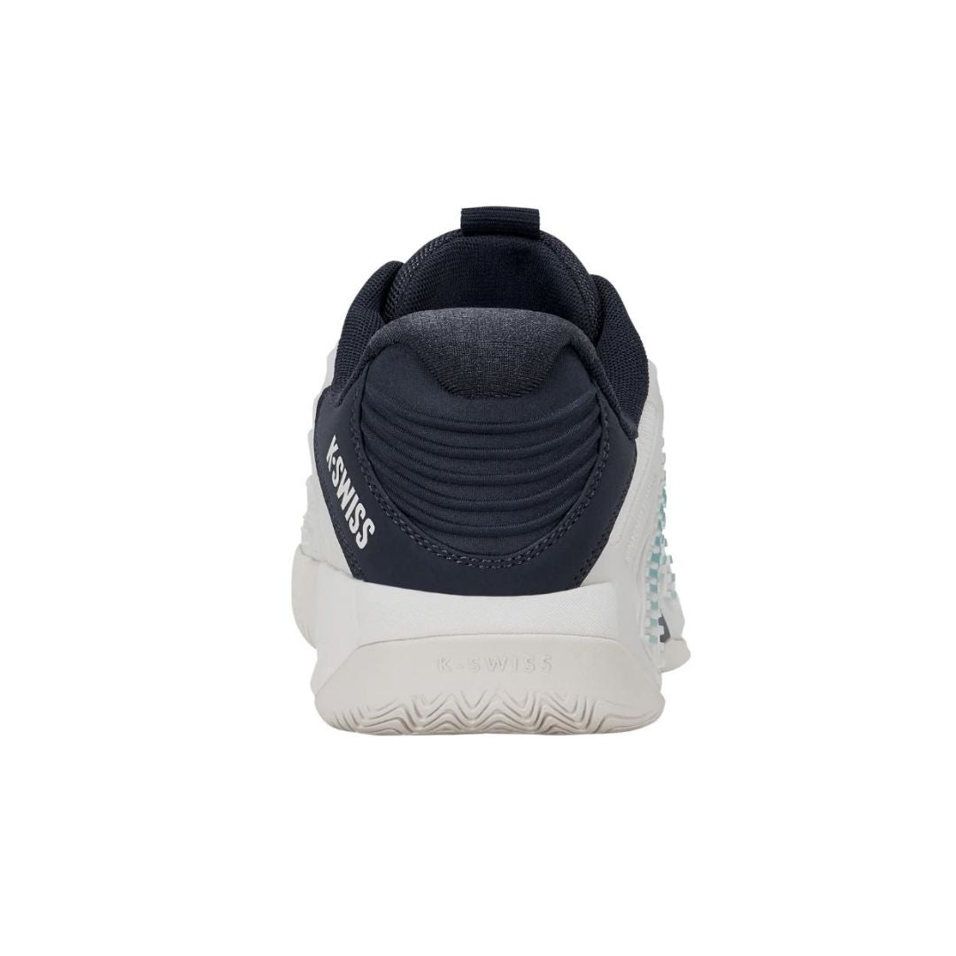 Chaussures de padel K-Swiss Hypercourt Express 3 (Blanc de Blanc/Carbon/Baltic)