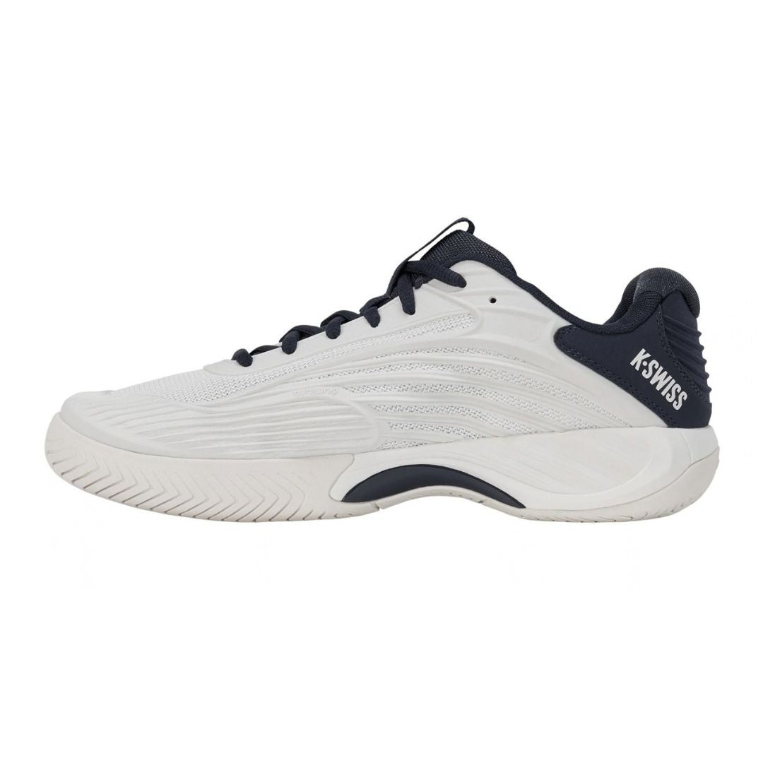 Chaussures de padel K-Swiss Hypercourt Express 3 (Blanc de Blanc/Carbon/Baltic)