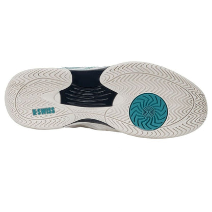 Chaussures de padel K-Swiss Hypercourt Express 3 (Blanc de Blanc/Carbon/Baltic)
