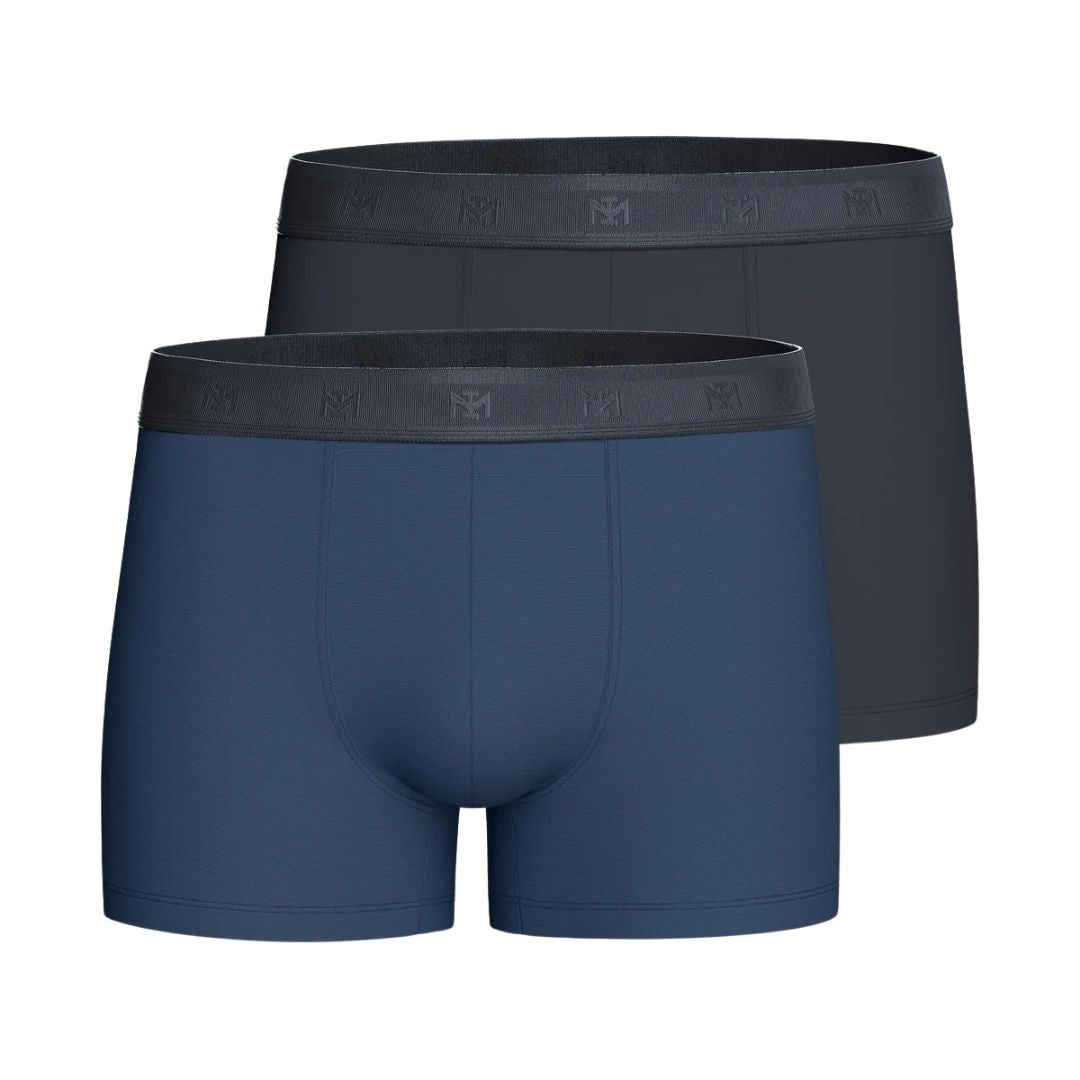 Lot de 2 boxers Impetus Plain (Blue+Navy Blue)